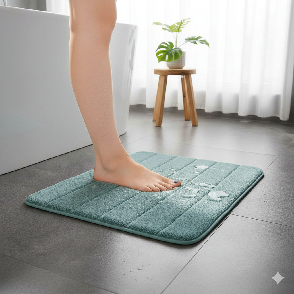 Aqua Memory Foam Water Absorbent Soft Bath mat