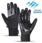 Winter Gloves With Velcro Buckle & Touch Screen Feature