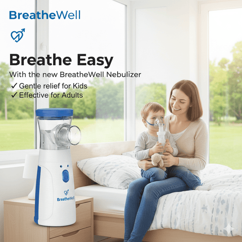 BreatheWell Portable UltraSonic Nebulizer - HighForYouStore